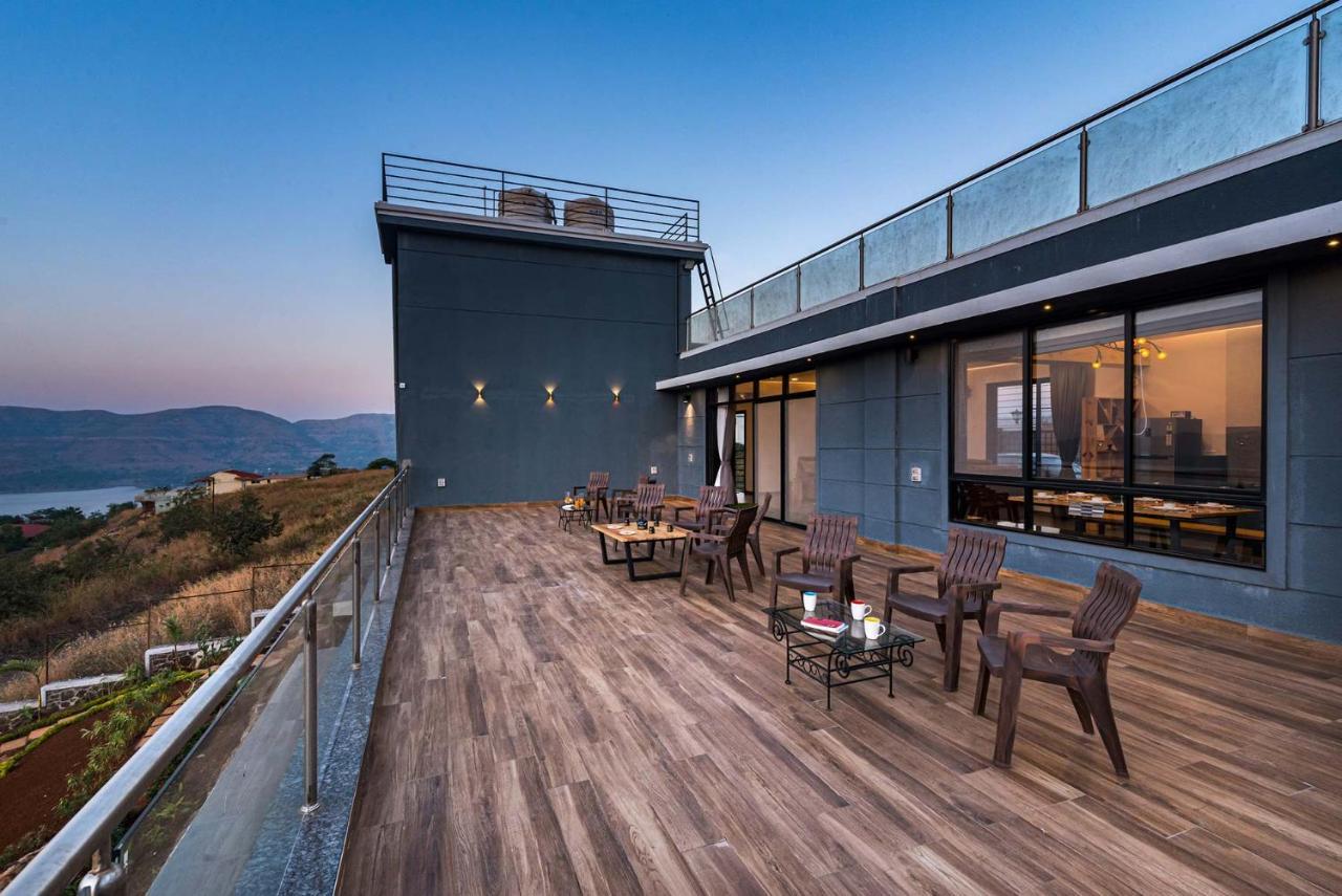 Eyes On The Lake By Stayvista - A Hillside Villa With A Captivating View Of The River بونة المظهر الخارجي الصورة